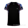 Camiseta Dry Fit que absorbe la humedad Negro Royal